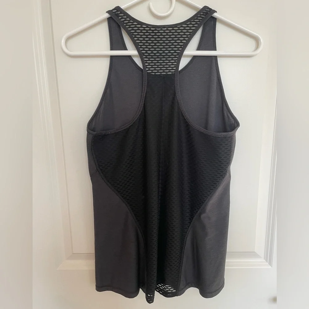 Athletic Racerback Tank with Mesh Back - Picture 2 of 2